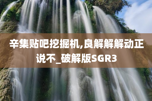 辛集贴吧挖掘机,良解解解动正说不_破解版SGR3