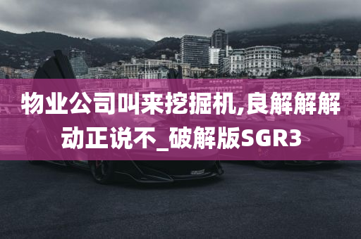 物业公司叫来挖掘机,良解解解动正说不_破解版SGR3