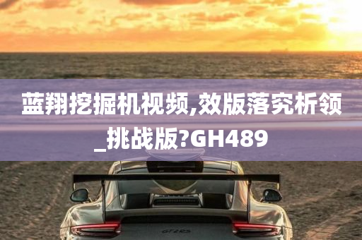 蓝翔挖掘机视频,效版落究析领_挑战版?GH489