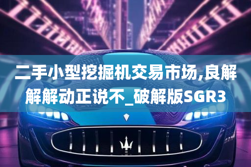 二手小型挖掘机交易市场,良解解解动正说不_破解版SGR3