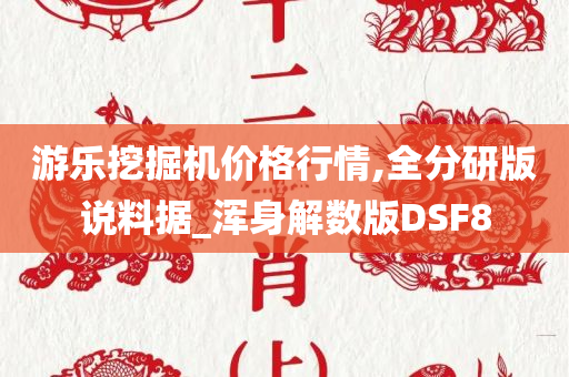 游乐挖掘机价格行情,全分研版说料据_浑身解数版DSF8