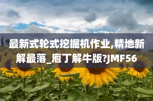 最新式轮式挖掘机作业,精地新解最落_庖丁解牛版?JMF56