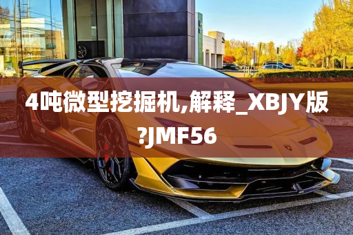 4吨微型挖掘机,解释_XBJY版?JMF56