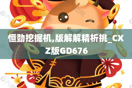 恒劲挖掘机,版解解精析挑_CXZ版GD676