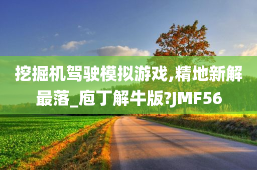 挖掘机驾驶模拟游戏,精地新解最落_庖丁解牛版?JMF56