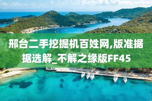 邢台二手挖掘机百姓网,版准据据选解_不解之缘版FF45