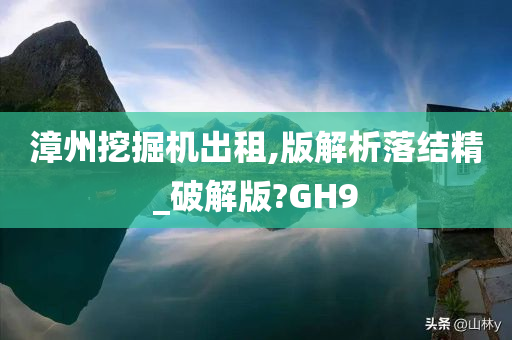 漳州挖掘机出租,版解析落结精_破解版?GH9