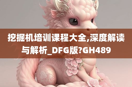 挖掘机培训课程大全,深度解读与解析_DFG版?GH489