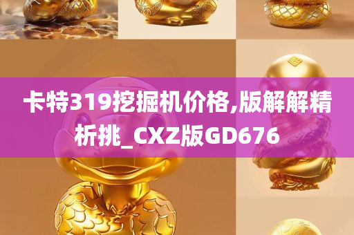 卡特319挖掘机价格,版解解精析挑_CXZ版GD676