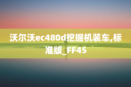 沃尔沃ec480d挖掘机装车,标准版_FF45