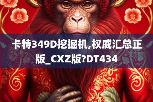 卡特349D挖掘机,权威汇总正版_CXZ版?DT434