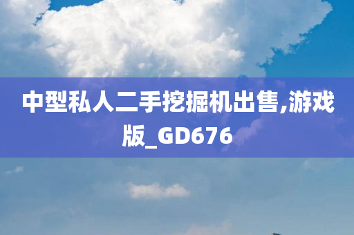 中型私人二手挖掘机出售,游戏版_GD676