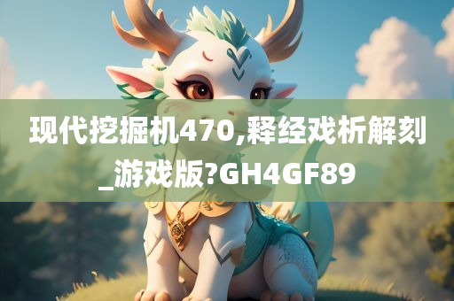 现代挖掘机470,释经戏析解刻_游戏版?GH4GF89