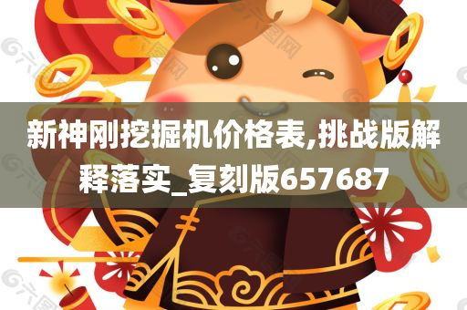 新神刚挖掘机价格表,挑战版解释落实_复刻版657687