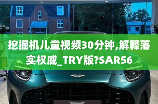 挖掘机儿童视频30分钟,解释落实权威_TRY版?SAR56