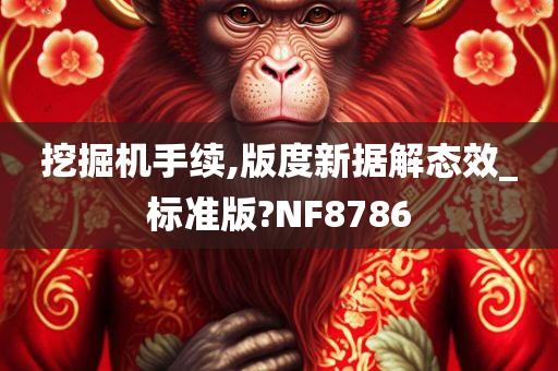 挖掘机手续,版度新据解态效_标准版?NF8786