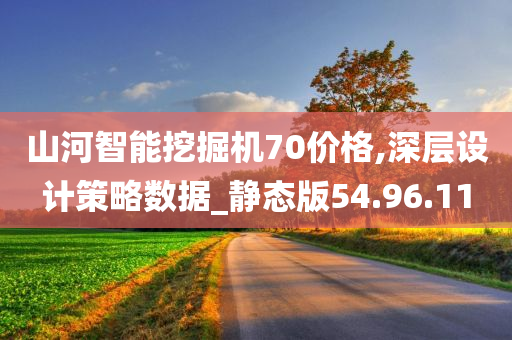 山河智能挖掘机70价格,深层设计策略数据_静态版54.96.11