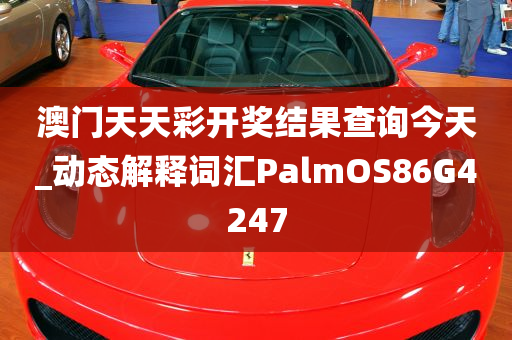 澳门天天彩开奖结果查询今天_动态解释词汇PalmOS86G4247