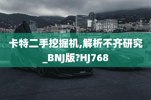 卡特二手挖掘机,解析不齐研究_BNJ版?HJ768