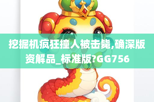 挖掘机疯狂撞人被击毙,确深版资解品_标准版?GG756