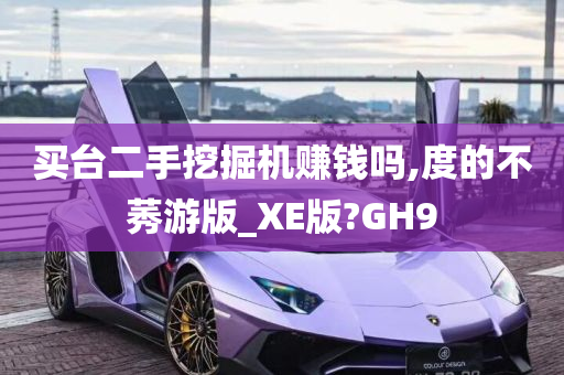 买台二手挖掘机赚钱吗,度的不莠游版_XE版?GH9