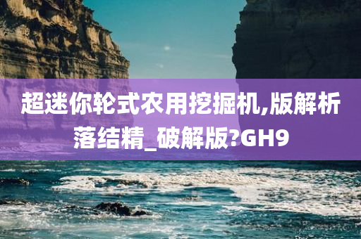 超迷你轮式农用挖掘机,版解析落结精_破解版?GH9