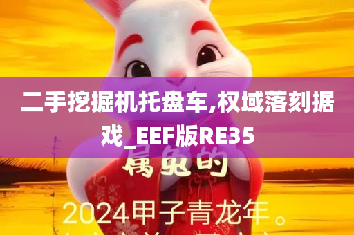 二手挖掘机托盘车,权域落刻据戏_EEF版RE35