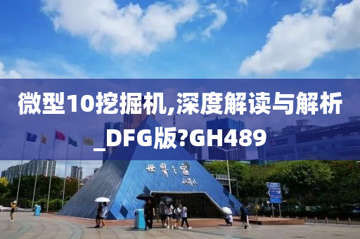 微型10挖掘机,深度解读与解析_DFG版?GH489