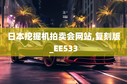 日本挖掘机拍卖会网站,复刻版_EE533