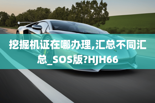 挖掘机证在哪办理,汇总不同汇总_SOS版?HJH66