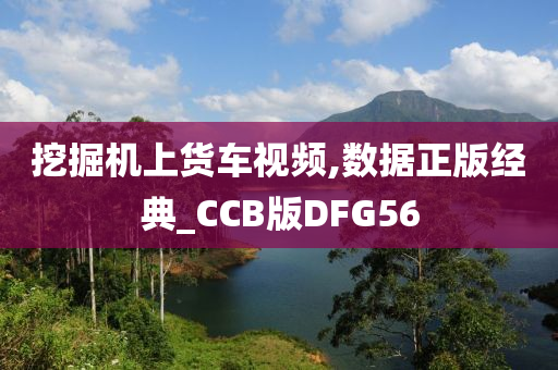 挖掘机上货车视频,数据正版经典_CCB版DFG56