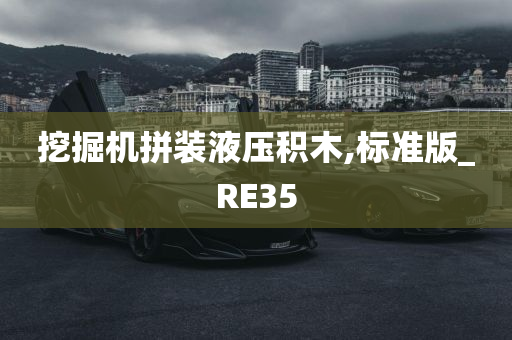 挖掘机拼装液压积木,标准版_RE35