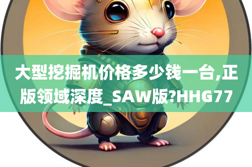 大型挖掘机价格多少钱一台,正版领域深度_SAW版?HHG77