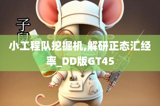 小工程队挖掘机,解研正态汇经率_DD版GT45