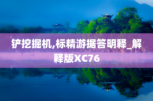 铲挖掘机,标精游据答明释_解释版XC76