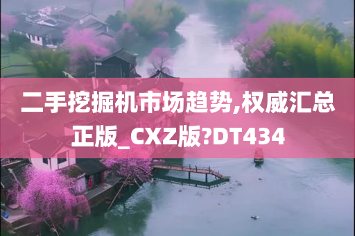 二手挖掘机市场趋势,权威汇总正版_CXZ版?DT434