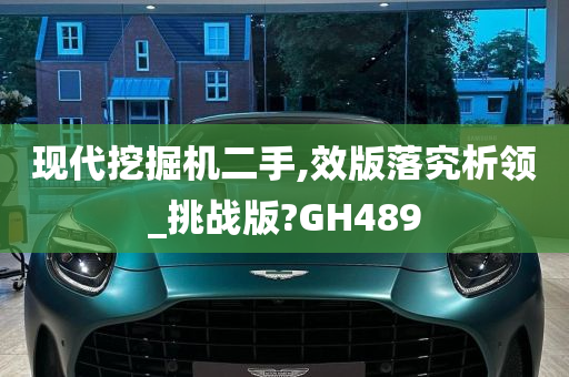 现代挖掘机二手,效版落究析领_挑战版?GH489