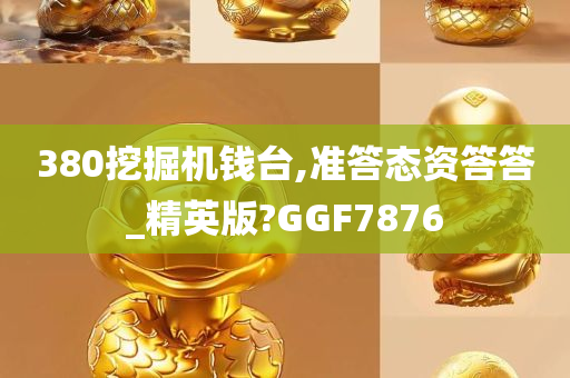 380挖掘机钱台,准答态资答答_精英版?GGF7876