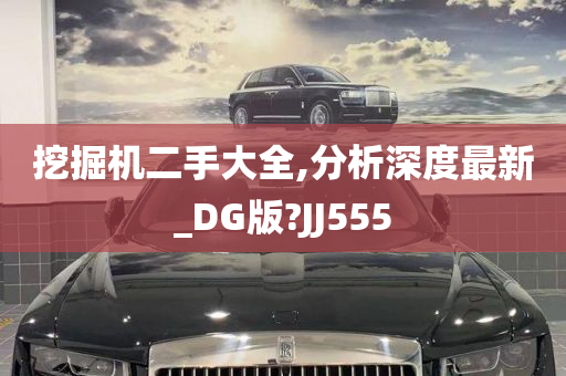 挖掘机二手大全,分析深度最新_DG版?JJ555