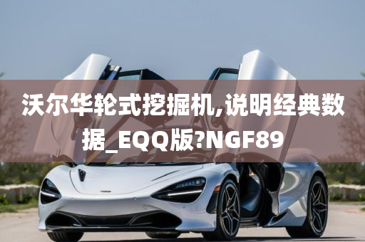 沃尔华轮式挖掘机,说明经典数据_EQQ版?NGF89