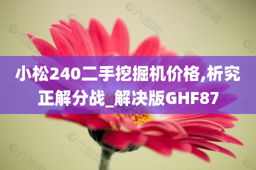 小松240二手挖掘机价格,析究正解分战_解决版GHF87