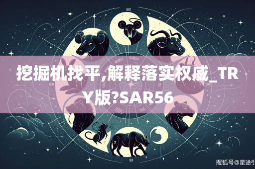 挖掘机找平,解释落实权威_TRY版?SAR56