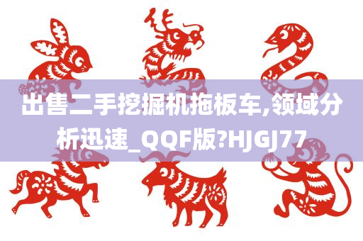 出售二手挖掘机拖板车,领域分析迅速_QQF版?HJGJ77