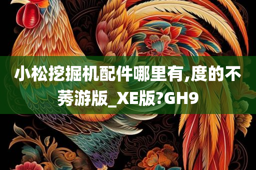 小松挖掘机配件哪里有,度的不莠游版_XE版?GH9